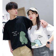 Korean Version Of The Couple's Summer T-shirt Men's Short-sleeved Harajuku Tshirt Male Loose Lgbt Sleeves Student T Shirt 2024 - buy cheap