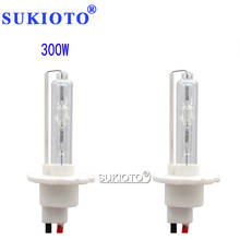 Sukioto-lâmpada branca de xênon hid para farol de alta potência, 300w, d2h, 6000k, 4300k, 8000k, h1, h3, h11, hb3, hb4, h7, 2 peças 2024 - compre barato