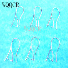 Free Fast Shipping Wholesale 50PCS Lot 925 Silver colorJewelry DIY Findings Pinch Bail Hook Earring Earwires For Beads 2024 - buy cheap
