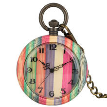 Reloj de cuarzo de bambú colorido para mujer, pulsera de aleación de alta calidad, cadena rugosa, relojes colgantes femeninos, luz analógica, regalo taschenuhr 2024 - compra barato