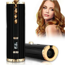 New Portable Wireless Automatic Curling Iron Hair Curler USB Rechargeable LCD Display Hair Styling Tool 2024 - buy cheap