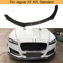 Parachoques delantero de fibra de carbono, alerón de barbilla para Jaguar XF XFL estándar 2016-2019, no para Sportbrake 2024 - compra barato