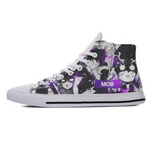 Zapatillas de tela informales para hombre y mujer, zapatos ligeros y transpirables con estampado 3D de Anime japonés Mob Psycho 100, Kageyama Shigeo 2024 - compra barato