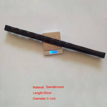 Regla de Tai Chi de madera de ébano de alta calidad, barras de ejercicio de salud, varilla de Kung Fu, palo de registro Taiji Wushu 2024 - compra barato