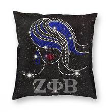 Zeta Phi Beta Pattern Throw Pillow Covers Square Pillows Case Decorative Bedroom Livingroom Sofa with Zipper 2024 - buy cheap