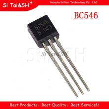 Transistor de triodo, nuevo, BC546 TO-92 BC546B TO92 546B, 100 Uds. 2024 - compra barato