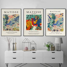 Matisse-carteles coloridos e impresiones de paisaje abstracto, pintura en lienzo, arte de pared, imágenes de figuras para dormitorio, decoración Interior del hogar 2024 - compra barato