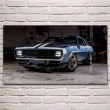 Legal muscle carro bela máquina moderna fanart cartazes de tecido na parede imagem da arte casa sala estar decoração km974 2024 - compre barato