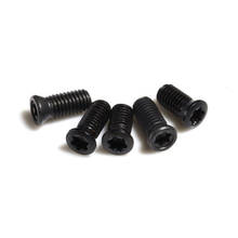 Tornillos de mango de cuchillo de cabeza Torx M2.5, herramientas de torneado T & TX cnc, tornillo de aleación de acero, color negro, 6mm-8mm de longitud, 5 uds. 2024 - compra barato