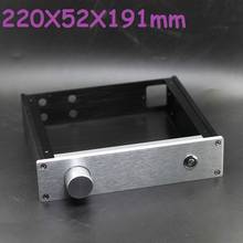 W220 H52 D191 DAC Amplifier Case Aluminum Chassis Power Supply DIY Preamp Amp Housing Decoder Shell Hi End Enclosure Headphone 2024 - buy cheap