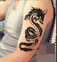 Водонепроницаемая Временная тату-наклейка большого размера тату с драконом тату наклейки флэш-тату поддельные татуировки для мужчин и женщин 2024 - купить недорого