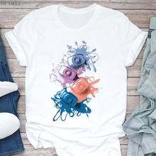 Женская футболка с 3D-принтом в виде ногтей, топы с графикой, женская летняя модная футболка Harajuku, женская одежда 2024 - купить недорого