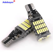 High Power 200PCS T10 Canbus T15 45 SMD 4014 LED No ERROR W16W 921 Car Backup Reserve Lights Bulb Brake Canbus Lamp 2024 - buy cheap