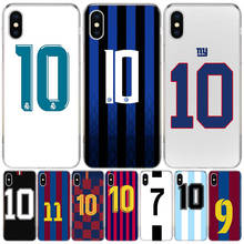 Number 10 Football Casings Hull Bags Phone For Apple Iphone 13 Pro Max 11 12 Mini Case X XS XR 8 Plus 7 6 6S SE 2020 5 5S Cover 2024 - buy cheap