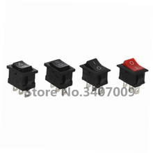 5PCS KCD1 3Pin Boat Car Rocker Switch 6A/10A 250V/125V AC Red Yellow Green Blue black Button Best Price KCD1 2024 - buy cheap