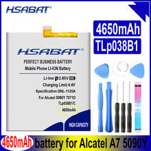 HSABAT TLp038B1 TLp038BC 4650mAh Battery for Alcatel One Touch 5090Y 7071D 7071DX XL A7 LTE Dual SIM TD-LTE Batteries 2024 - buy cheap