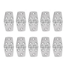 10pcs Boat Hinges 316 Marine Stainless Steel Casting Strap Hinge Door Hinge for Boat Yacht RV 2024 - buy cheap