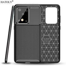 For Samsung Galaxy S11 Plus Case Luxury Carbon Fiber Soft TPU Bumper Back Cover For Samsung S11 Plus Phone Case For Samsung S11+ 2024 - buy cheap