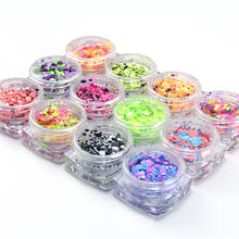 12Jars/Sets Mixed 1mm,2mm,3mm Round Nail Glitter Sequins Mixed 12 Colors Nail Patch Sequins DIY Nail Art Sequins Glitter HPT068 2024 - buy cheap