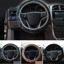 New Winter Charm Warm Long Wool Plush Car Steering Wheel Covers woolen Car Universal Auto Interior Accessories 38cm 2024 - buy cheap
