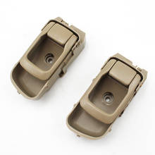 Para nissan navara d22 captador 1997-2012 cobertura bege porta interna alça moldura do quadro do carro 2024 - compre barato