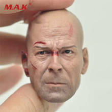 1:6 Bruce Willis Die Hard Male Old Tough Guy Boy Head Sculpt Fit For 12" Action Figures Body 2024 - buy cheap