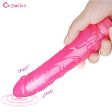Jelly Dildo Vibrator Artificial Penis Realistic Dildo AV Wand Vibrator G Spot Massager Jelly Penis Sex Toys for Women Sex Shop 2024 - buy cheap