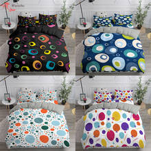Colorful Dots Pattern Printed Bedding Set Nordic Geometry 240/220 Duvet Cover With Pillowcase Queen King Bed Cover NO Bed Sheet 2024 - buy cheap