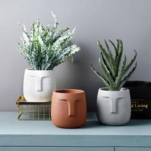 Nordic Potted Plants Flower Pot Vase Home Decoration Accessories Ceramic Vase for Flower Succulents Pot Planters 2024 - buy cheap