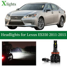 Xlights Led Headlight Bulb For Lexus ES350 2011 2012 2013 2014 2015 Low High Beam Canbus Car Headlamp Lamp Light Accessories 12V 2024 - buy cheap