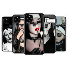 Sister Nun Girls Soft TPU Silicone Black Cover For Google Pixel 5 4A 5G 4 XL Phone Case 2024 - buy cheap