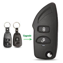 Carcasa de llave de coche remota plegable, 2 botones, actualización, para Hyundai Elantra, Santa Fe, Eagle, Terracan, Atos, ejet, Fit, Kia 2024 - compra barato