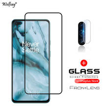 For Oneplus 8T Glass Tempered Glass For Oneplus 8T N10 N100 Glass Screen Protector Full Glue Camera Lens Film For Oneplus Nord 2024 - buy cheap