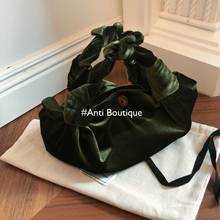 New Holiday Dumpling Bag Velvet Ins Style Handbag Solid Classic Elegant Leisure Exquisite Pleated Ladies Top-handle Bag Purses 2024 - buy cheap