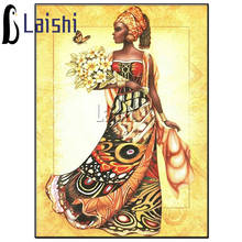 Diamond Embroidery African woman Diy Diamond Painting 5D full Square drill Indigenous Cross Stitch Crafts mosaic Needlework 2024 - buy cheap