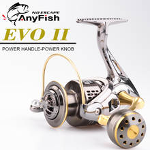 100% Original ANYFISH EVOⅡ Spinning Fishing Reels 1000/2000/3000/4000/5000/6000 Gear Ratio 5.0:1/4.7:1 Max drag 5-8kg Saltwater 2024 - buy cheap
