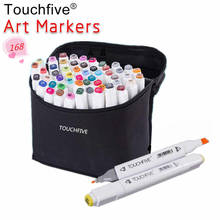 TOUCHFIVE Optional color matching Art Markers Brush Pen Sketch Alcohol Based Markers Dual Head Manga Drawing Pens Art Supplies 2024 - buy cheap