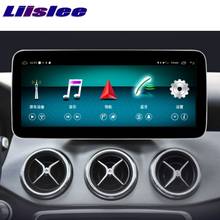 Liandlee-sistema multimídia automotivo, navegador gps, rádio, reprodutor de navegação para mercedes benz mb cla class 2014 2015 2016 2017 2018 ntg 2024 - compre barato