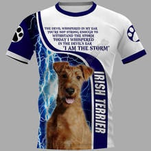 PLstar Cosmos Irish Terrier 3D Printed t-shirt Harajuku Streetwear T shirts Funny Animal Men For Women Short Sleeve 09 2024 - buy cheap