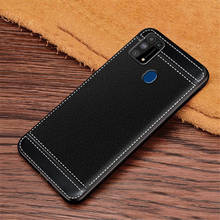 For Galaxy M21 Case Leather Texture Soft TPU Case Cover Fundas For Samsung Galaxy M21 SM-M215F Couqe 2024 - buy cheap
