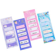 Unicorn Sticky Notes Kawaii Stationery Cute Planner Stickers Memo Pad Novelty Memo Sheets Stationery School Office Supplies 2024 - buy cheap