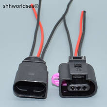 shhworldsea 50pcs 1J0973703 Camshaft Cam Sensor Pigtail Plug Connector case for 02-04 Audi A4 A6 AVK 3.0 1J0 973 703 for VW 2024 - buy cheap