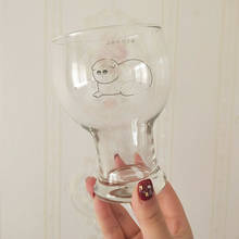 Taza de cristal para gato, vaso de cristal transparente resistente al calor para bebidas, zumo de leche, café, oficina y hogar, 450ml 2024 - compra barato