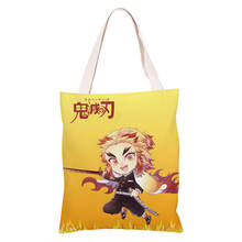 Bolsa de ombro kamado tanjirou agatsuma zenitsu, tomioka, giyuu, anime kimetsu no yaiba 2024 - compre barato