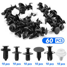 60pcs Auto Fastener Clip Mixed for Honda Civic Accord Pilot Fit Crv S2000 2024 - купить недорого