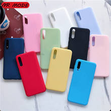 Capa de silicone fosca para xiaomi mi 10 pro lite, capa macia de tpu em cores pastéis para redmi note 9s 9 pro max 8 7 pro 10x 2024 - compre barato