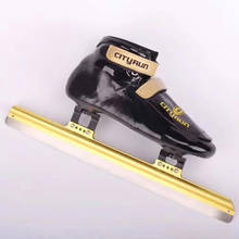 Cityrun patins de velocidade com lâmina de gelo, em linha, fixa a posição da rua ou apaga, sapatos de patinação no gelo, facas reais 2024 - compre barato