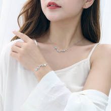 Fashion Moonstone Dipper Charm Bracelet &Bangle For Women Wedding Jewelry Party SL213 2024 - buy cheap