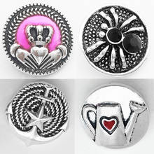 Xh9710 amor aranha metal esperança botão snap caber 18mm 20mm snap jóias 2024 - compre barato