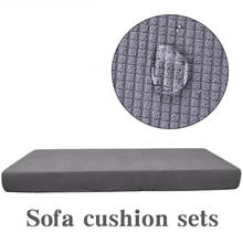 Funda elástica de forro Polar para sofá, Protector Canap para muebles de sala de estar, 1/2/3/4 asientos 2024 - compra barato